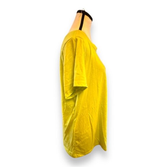 Women’s torrid 1 Yellow Everyday Signature Jersey Crew Neck Tee 14 16 1X 1XL - Picture 6 of 10